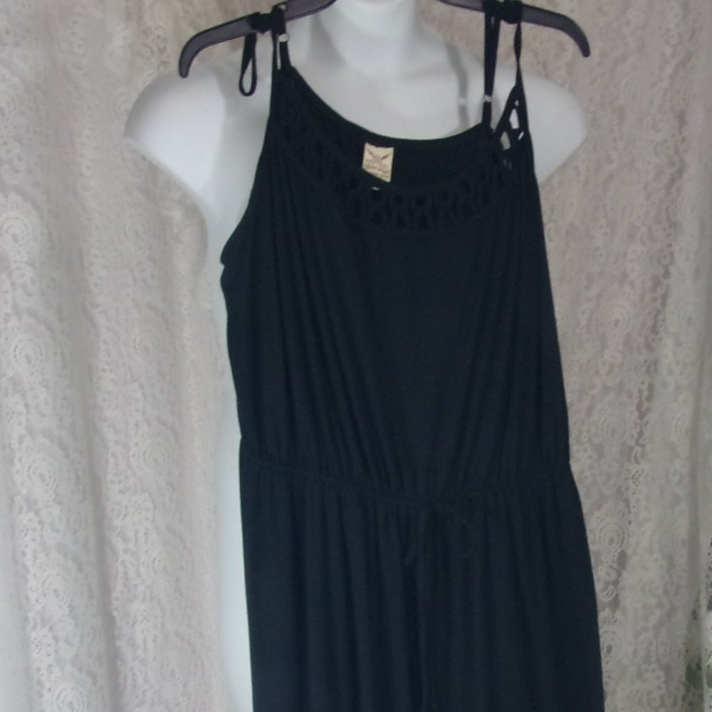 Black Maxi Dress Faded Glory Size 4X Plus NWT